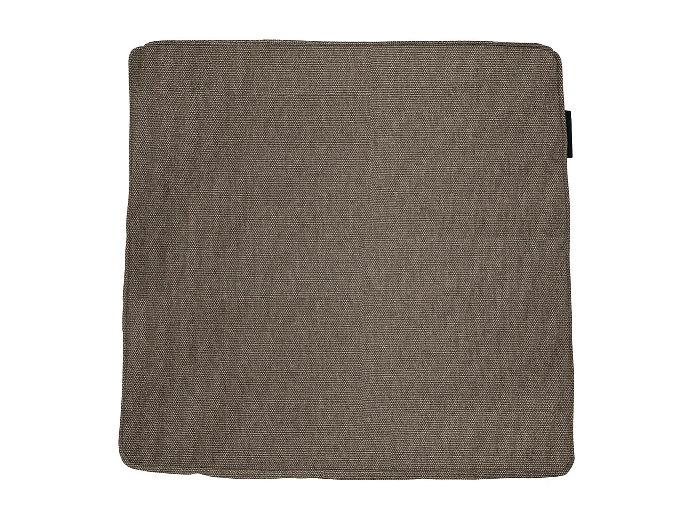 Coussin d'assise en toile taupe éco+ - Environ 40x40 cm - Lot de 4