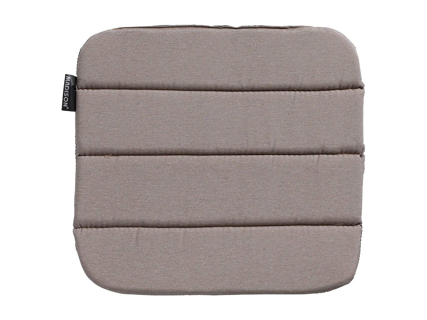 Coussin d'assise Panama taupe - Env. 40x40 cm - Lot de 4