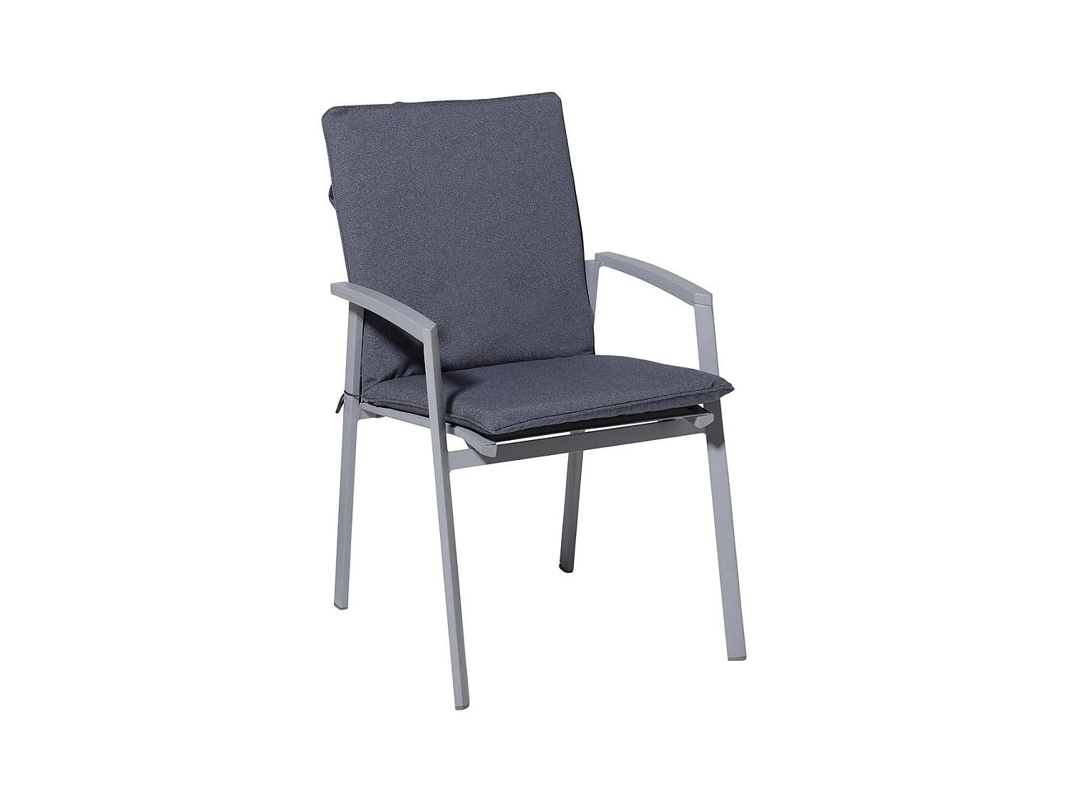 Stapelstoelkussen Manchester denim grey - Ca. 97x49 cm - Set van 4