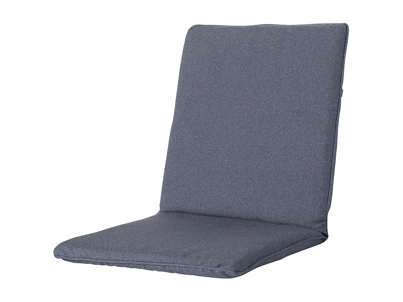 Coussin de chaise empilable Manchester gris denim - Environ 97 x 49 cm - Lot de 4