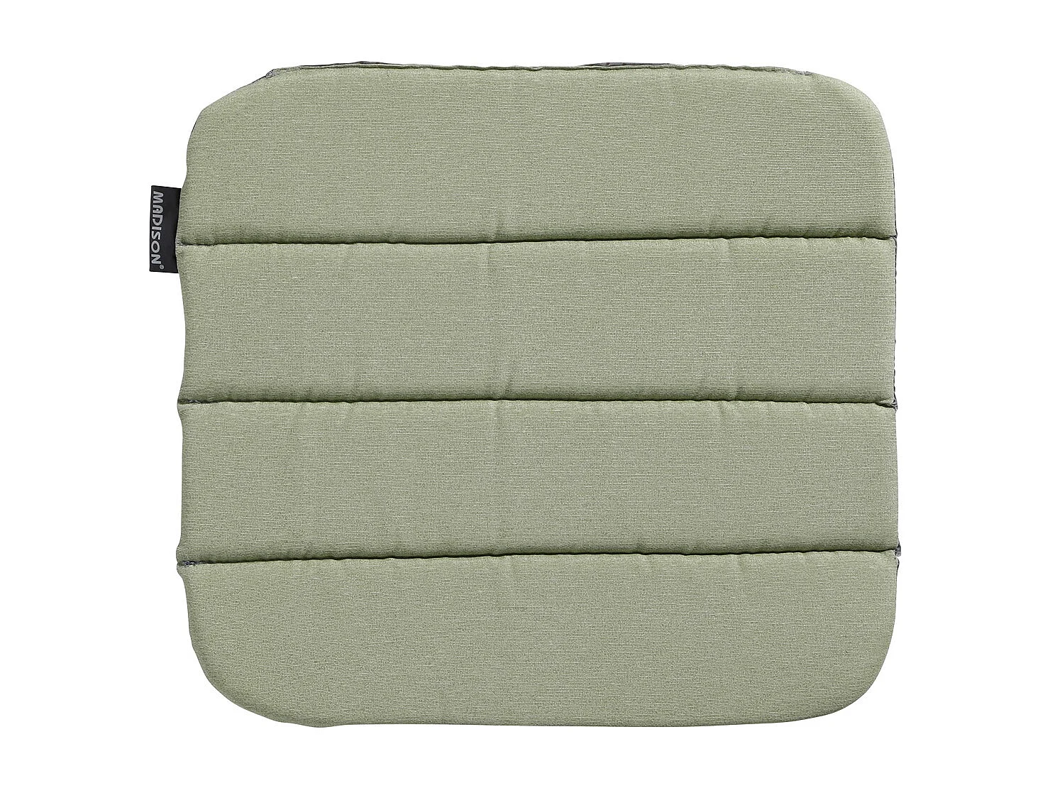 Coussin d'assise Panama sauge - Environ 40 x 40 cm - Lot de 4