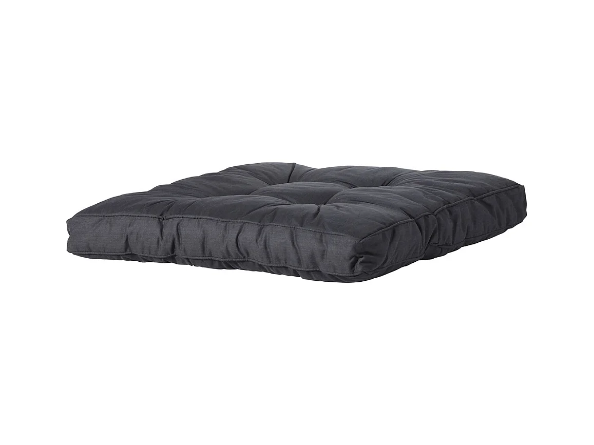 Coussin d'assise Florance Basic noir - Environ 73 x 73 cm - Lot de 2