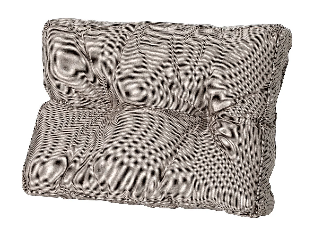 Coussin d'assise Florance Rib foie - Env. 43x60 cm - Lot de 2