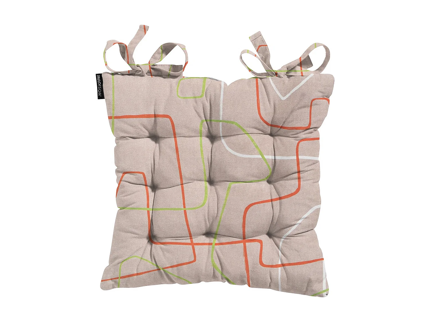 Sitzkissen Toskana Joah terra - Ca. 46x46 cm - 4er Set