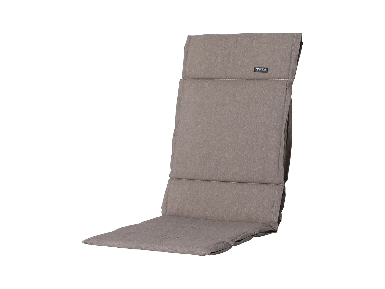 Coussin de jardin Fiber Deluxe Panama taupe - Env. 125x50 cm - Lot de 4