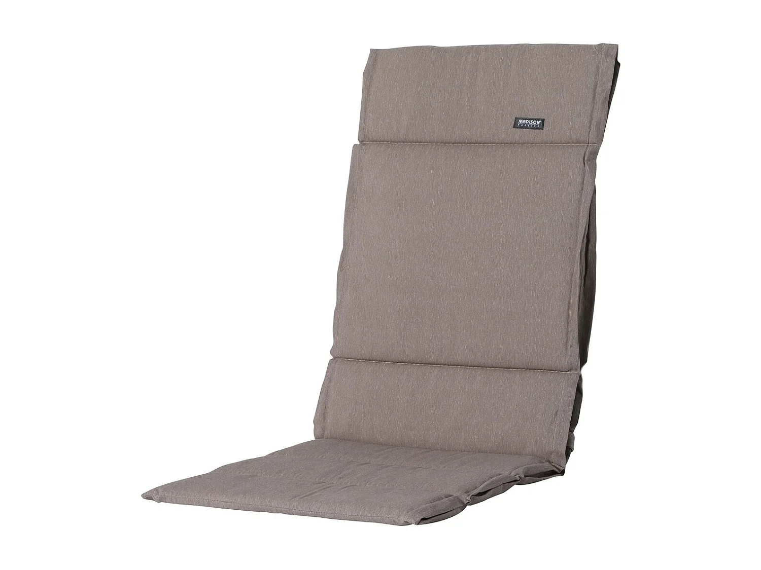 Coussin de jardin Fiber Deluxe Panama taupe - Env. 125x50 cm - Lot de 4