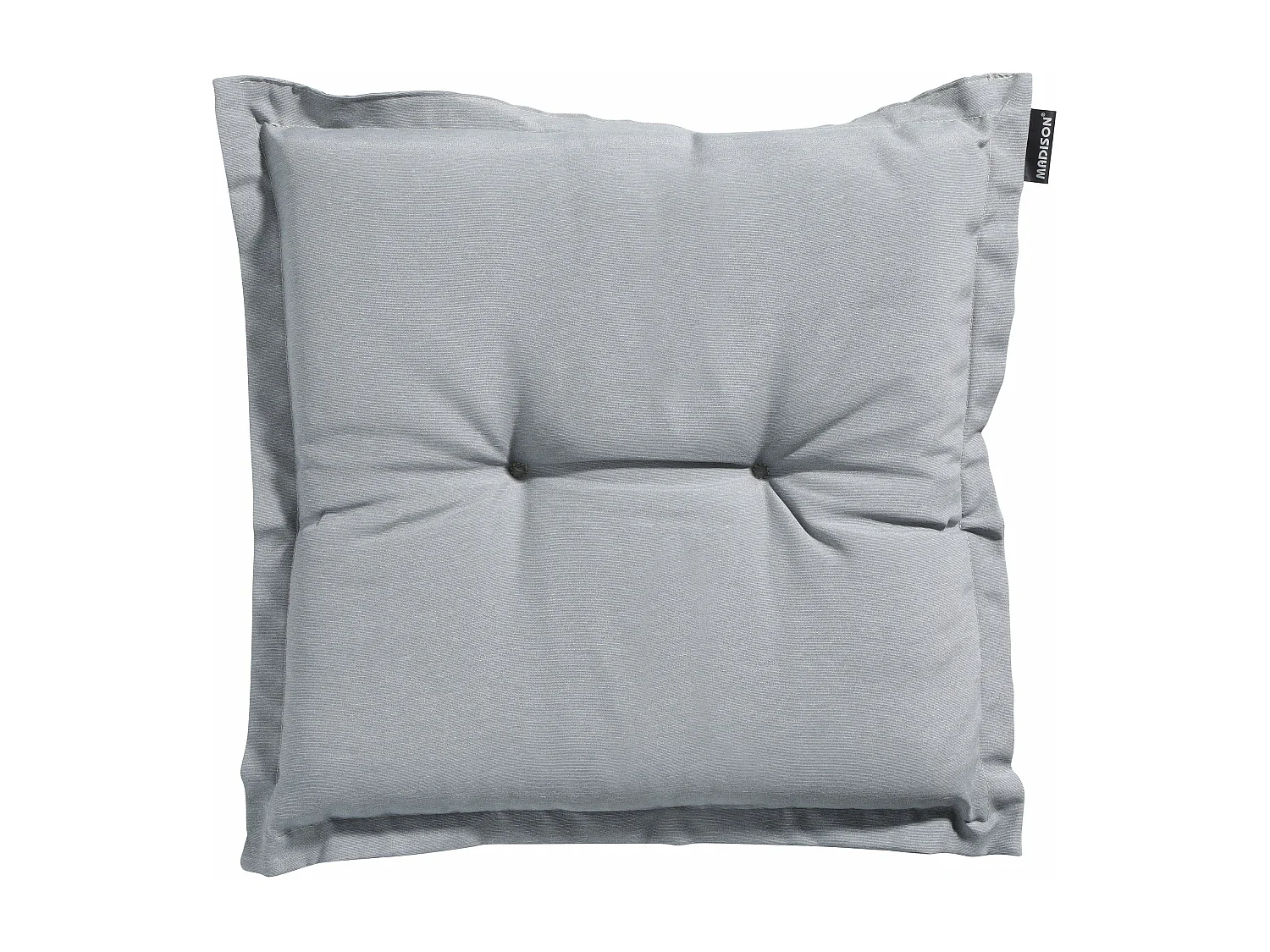Coussin d'assise Panama gris clair - Environ 50 x 50 cm - Lot de 4