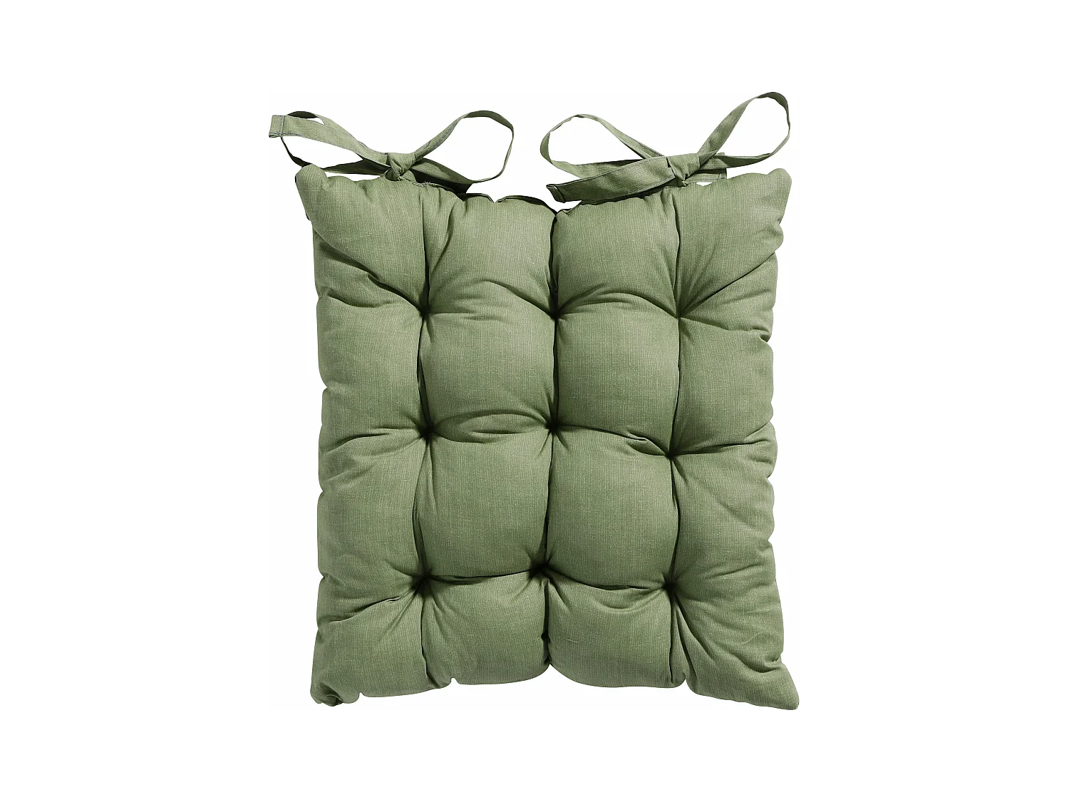 Sitzkissen Tuscany Basic grün - Ca. 46x46 cm - 4er Set