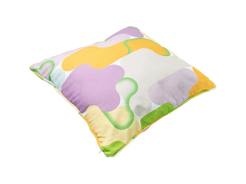Coussin décoratif Grafi lilas - Env. 50x50 cm - Lot de 4