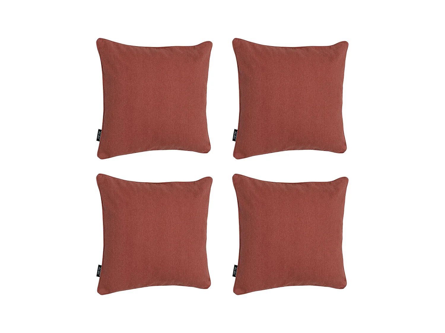 Coussin décoratif Terra canvas eco+ - Environ 50x50 cm - Lot de 4