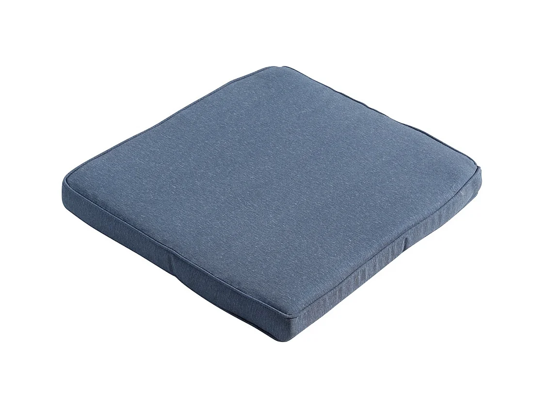 Sitzkissen Polyrattan Panama saphirblau - ca. 48x48 cm - 4er Set