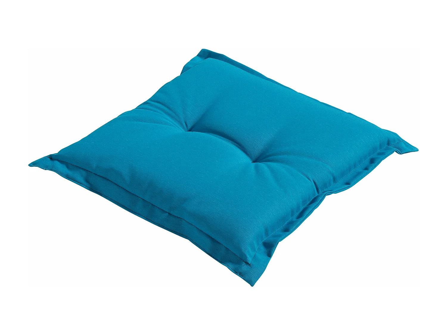 Coussin d'assise Panama aqua - Environ 50x50 cm - Lot de 4