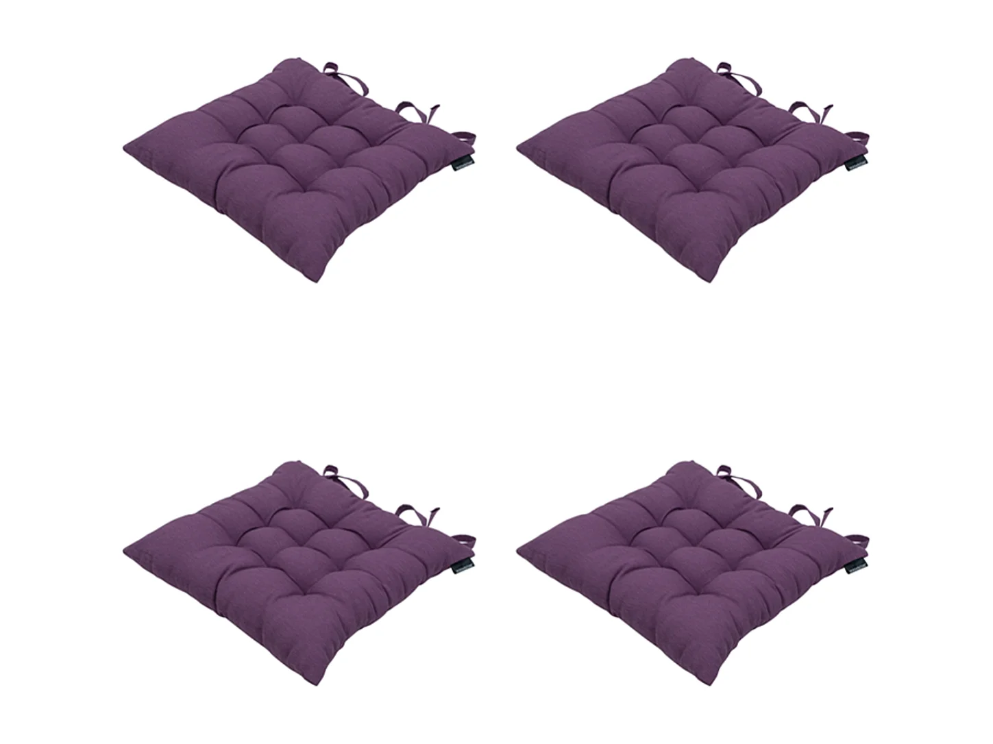 Zitkussen Panama purple - Ca. 46x46 cm - Set van 4