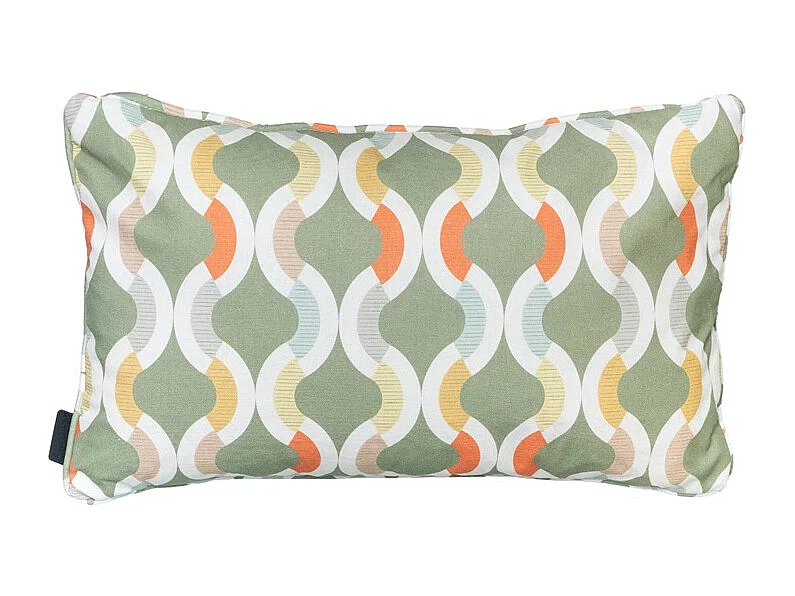 Coussin décoratif Trivia vert - Env. 30x50 cm - Lot de 4