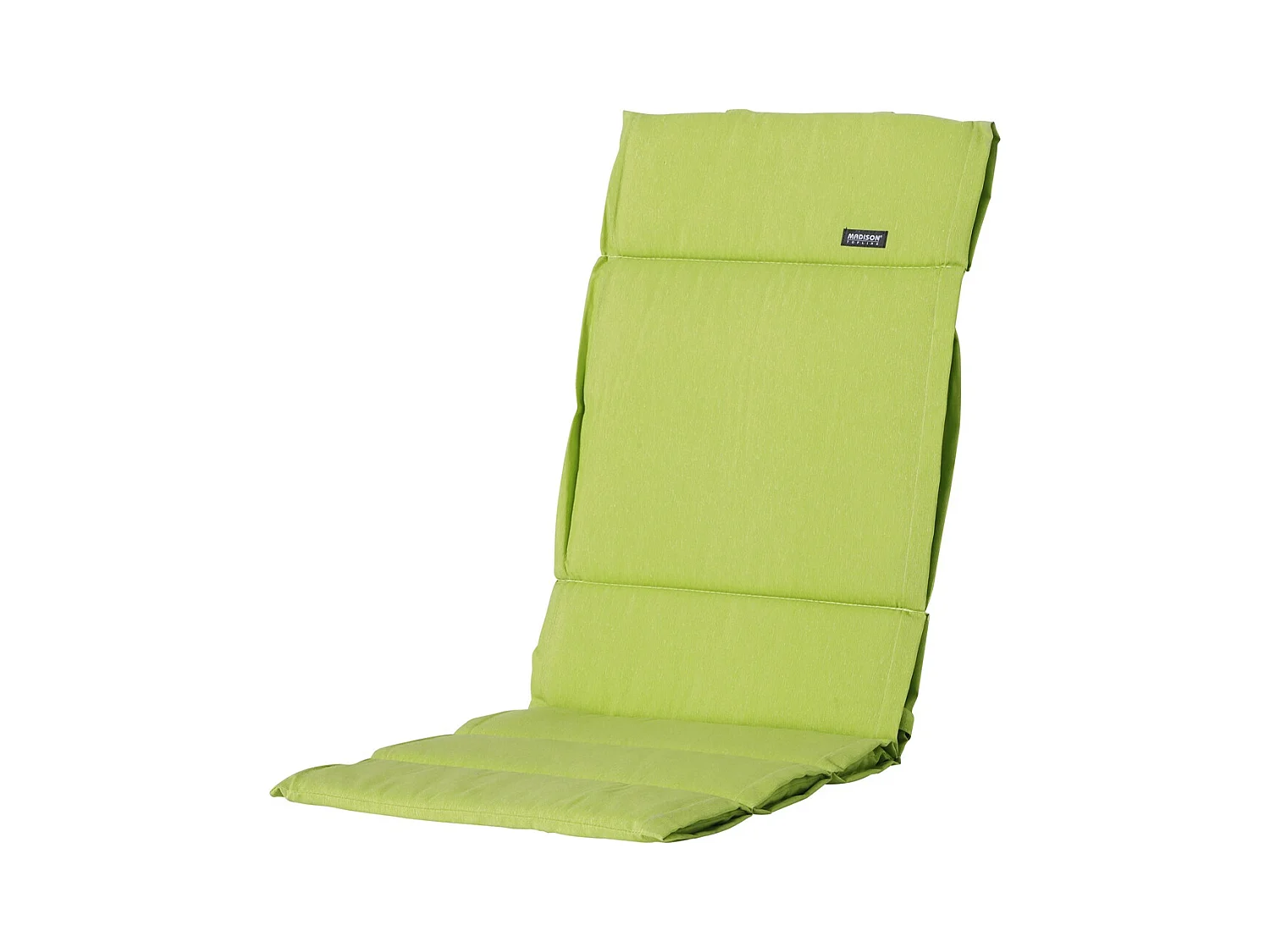 Coussin de jardin Fiber Deluxe Panama citron vert - Env. 125 x 50 cm - Lot de 4