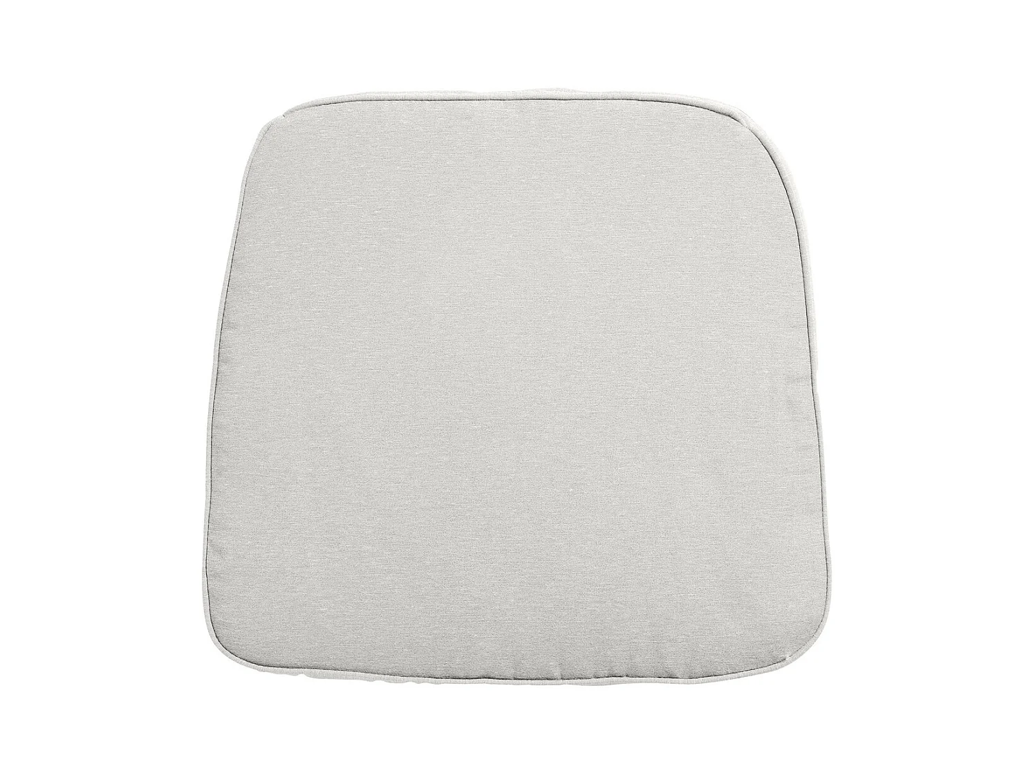 Coussin d'assise en osier Panama lin - Environ 48 x 48 cm - Lot de 4