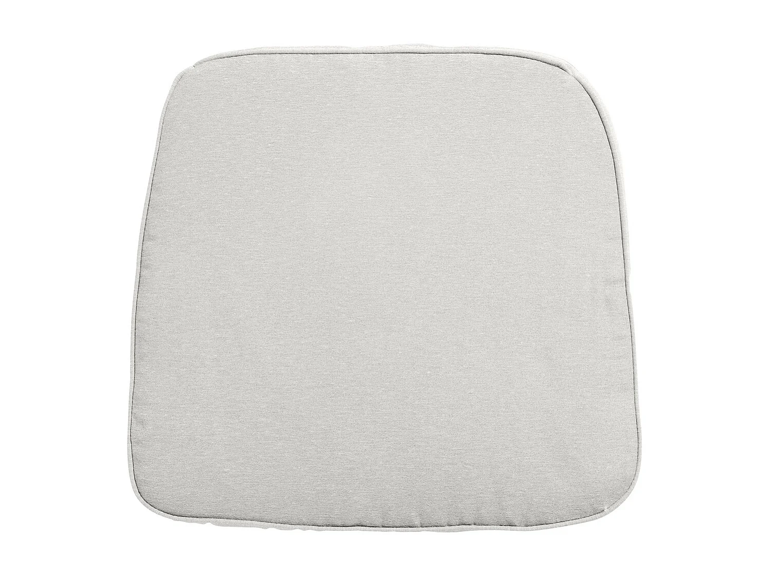 Coussin d'assise en osier Panama lin - Environ 48 x 48 cm - Lot de 4