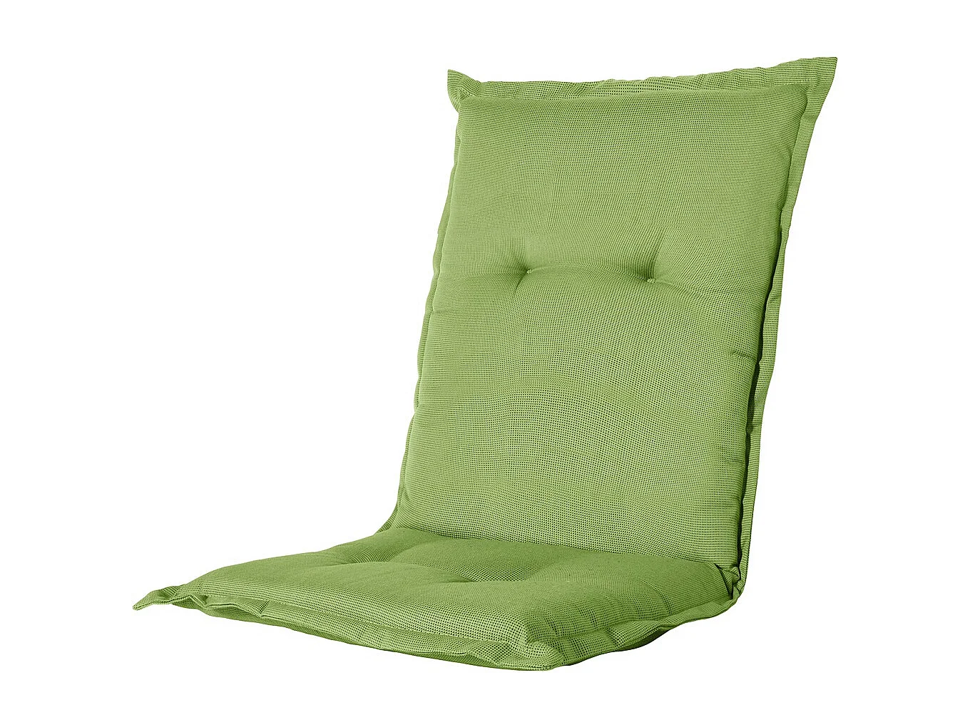 Coussin de chaise de jardin Low Back Rib citron vert - Environ 105 x 50 cm - Lot de 4