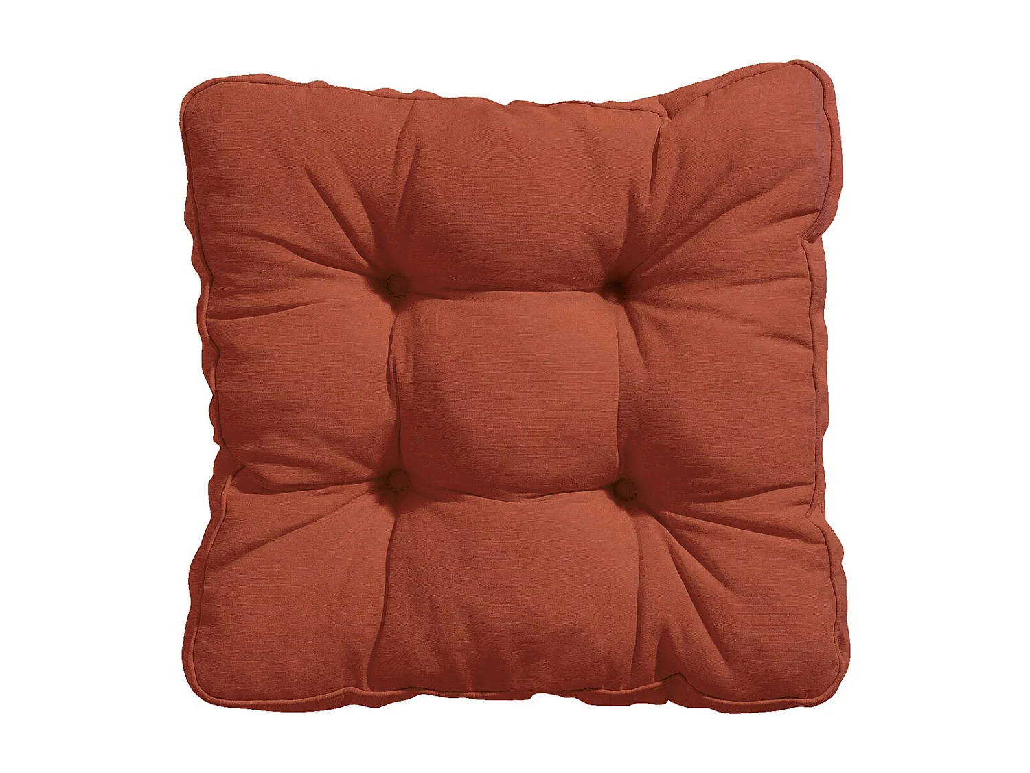 Coussin d'assise Florance Panama Terra - Environ 60 x 60 cm - Lot de 2