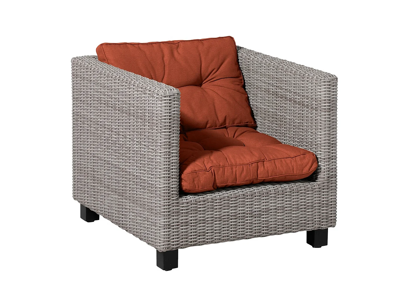 Florance Sitzkissen Panama terra - Ca. 60x60 cm - 2er Set