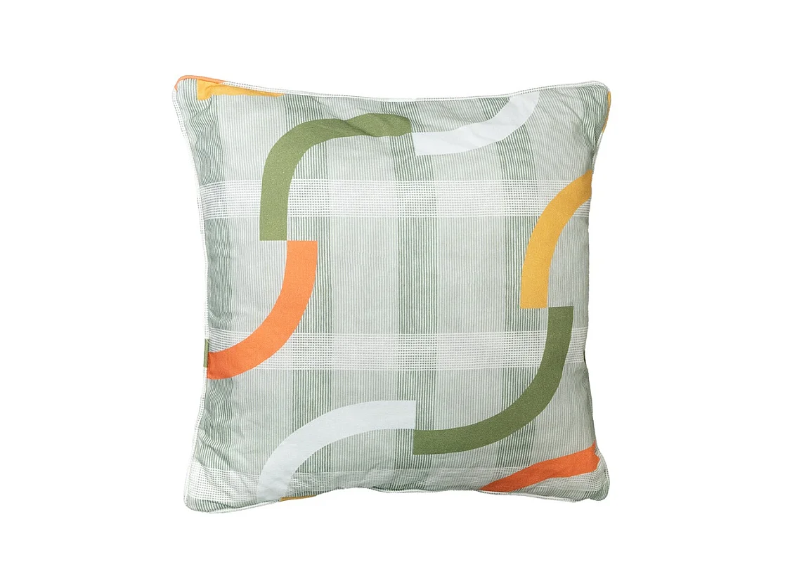 Coussin décoratif Tess orange - Env. 50x50 cm - Lot de 4