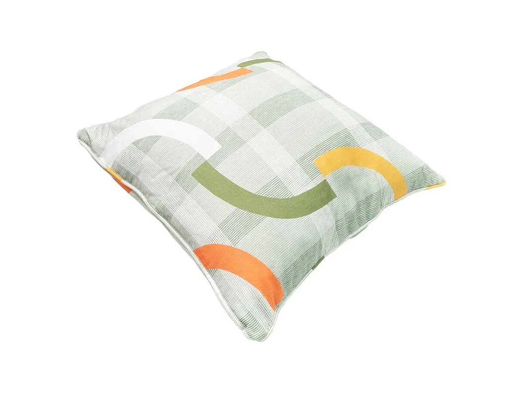 Coussin décoratif Tess orange - Env. 50x50 cm - Lot de 4