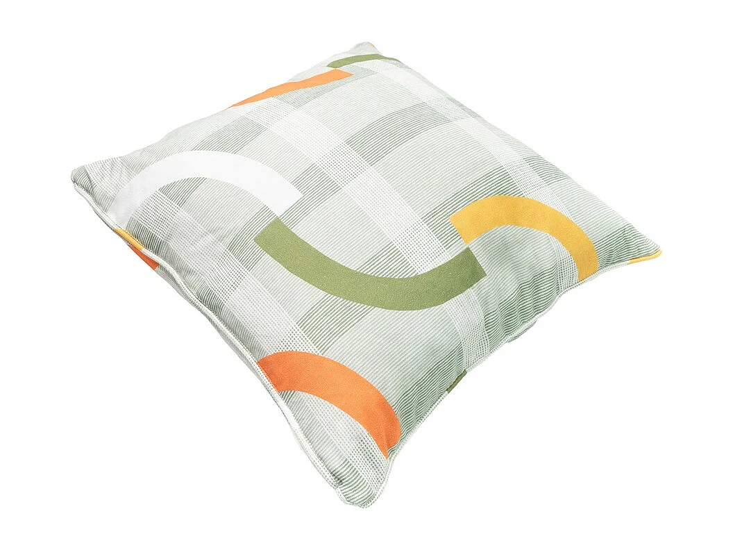Coussin décoratif Tess orange - Env. 50x50 cm - Lot de 4