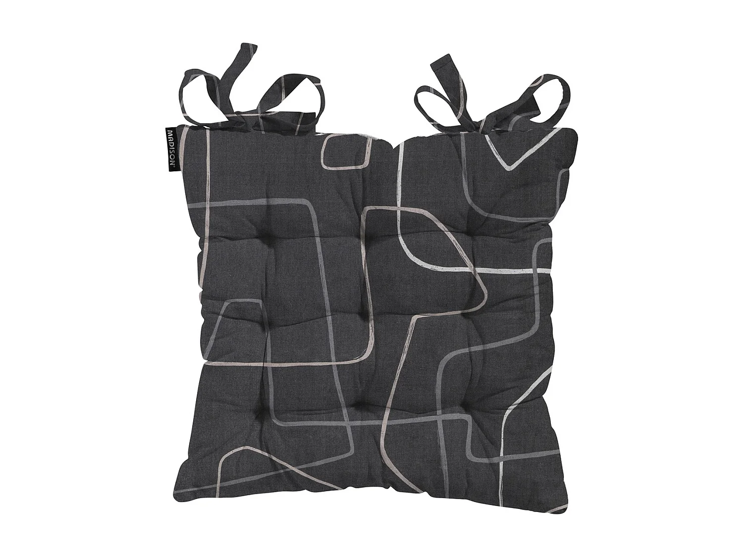 Sitzkissen Tuscany Joah grau - Ca. 46x46 cm - 4er Set