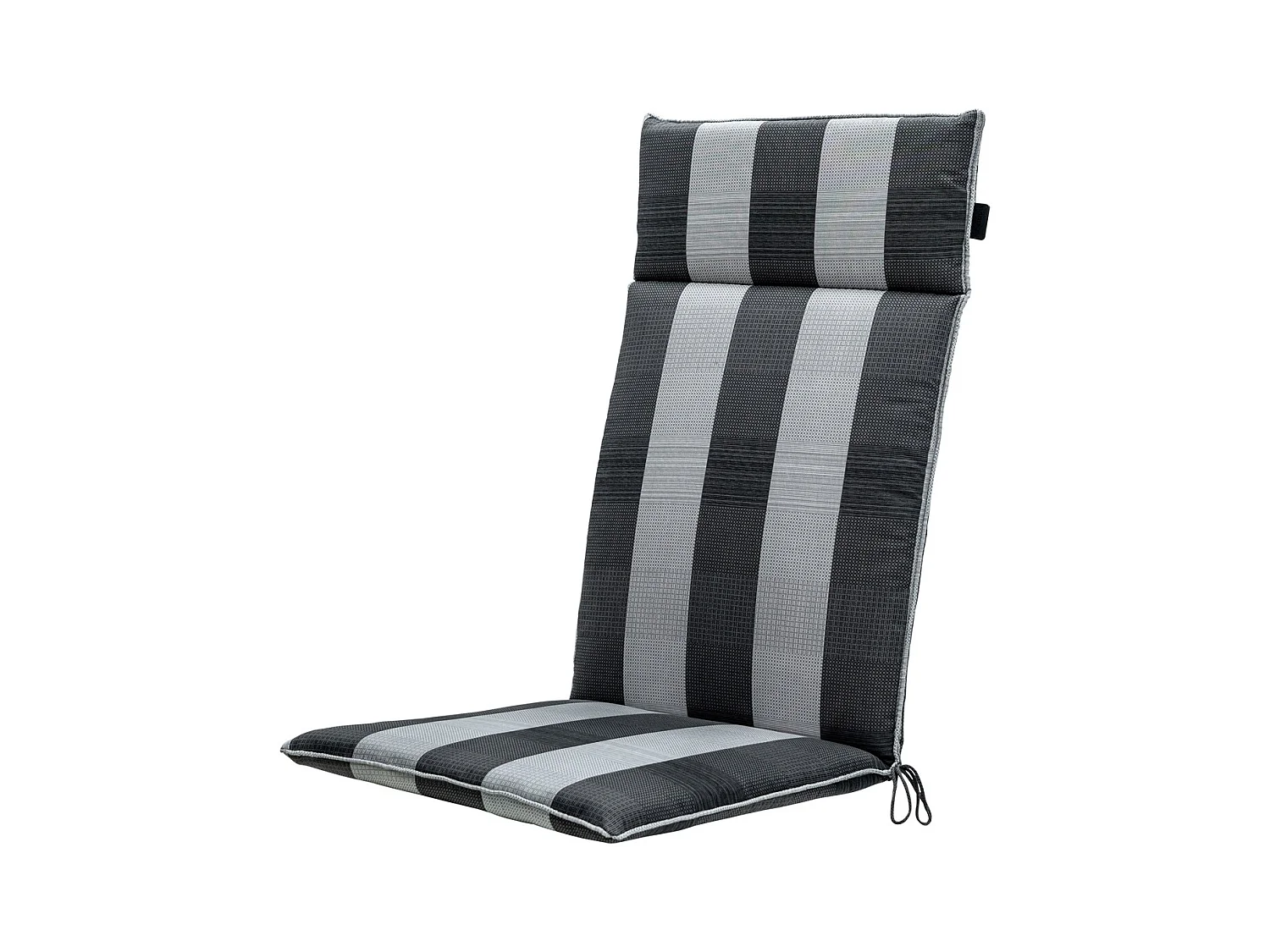 Tuinstoelkussen Hoge Rug Alice grey - Ca. 120x50 cm - Set van 4