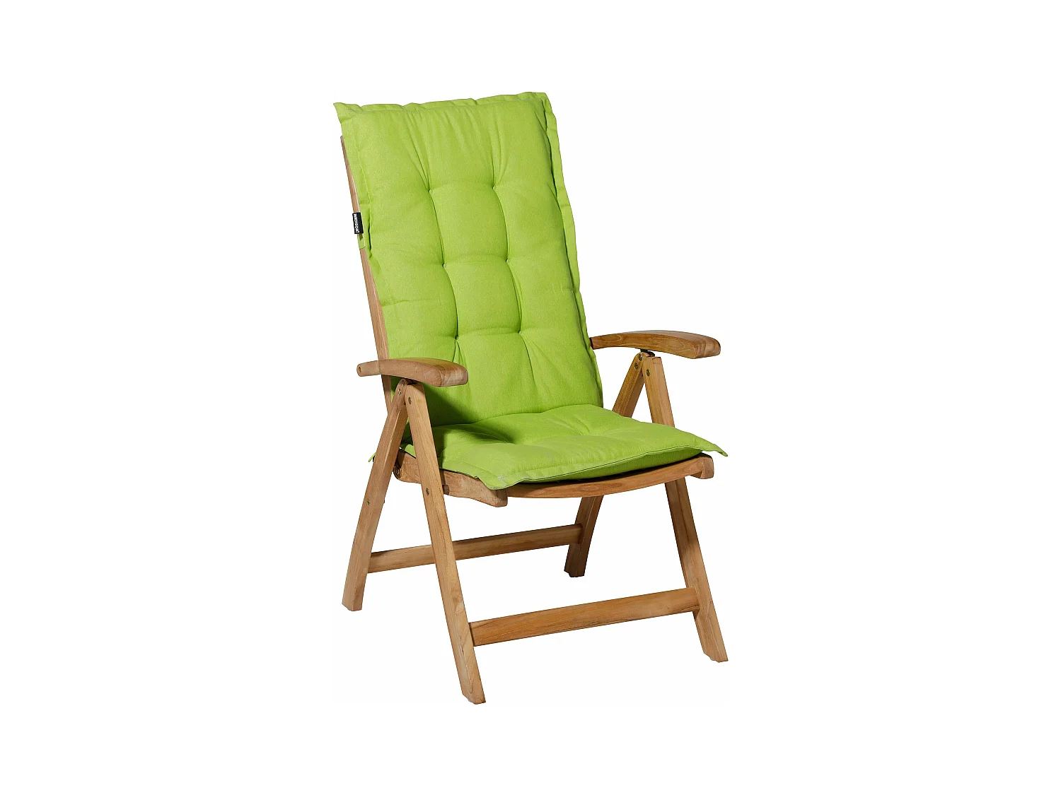 Gartenstuhlauflage Low Back Panama lime - Ca. 105x50 cm - 4er Set