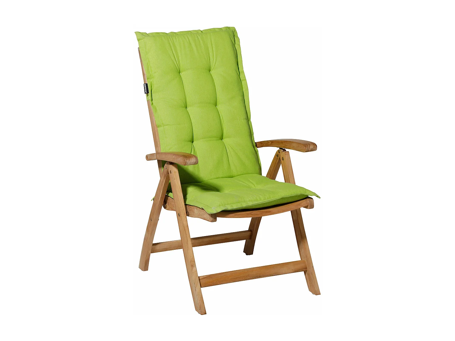 Gartenstuhlauflage Low Back Panama lime - Ca. 105x50 cm - 4er Set