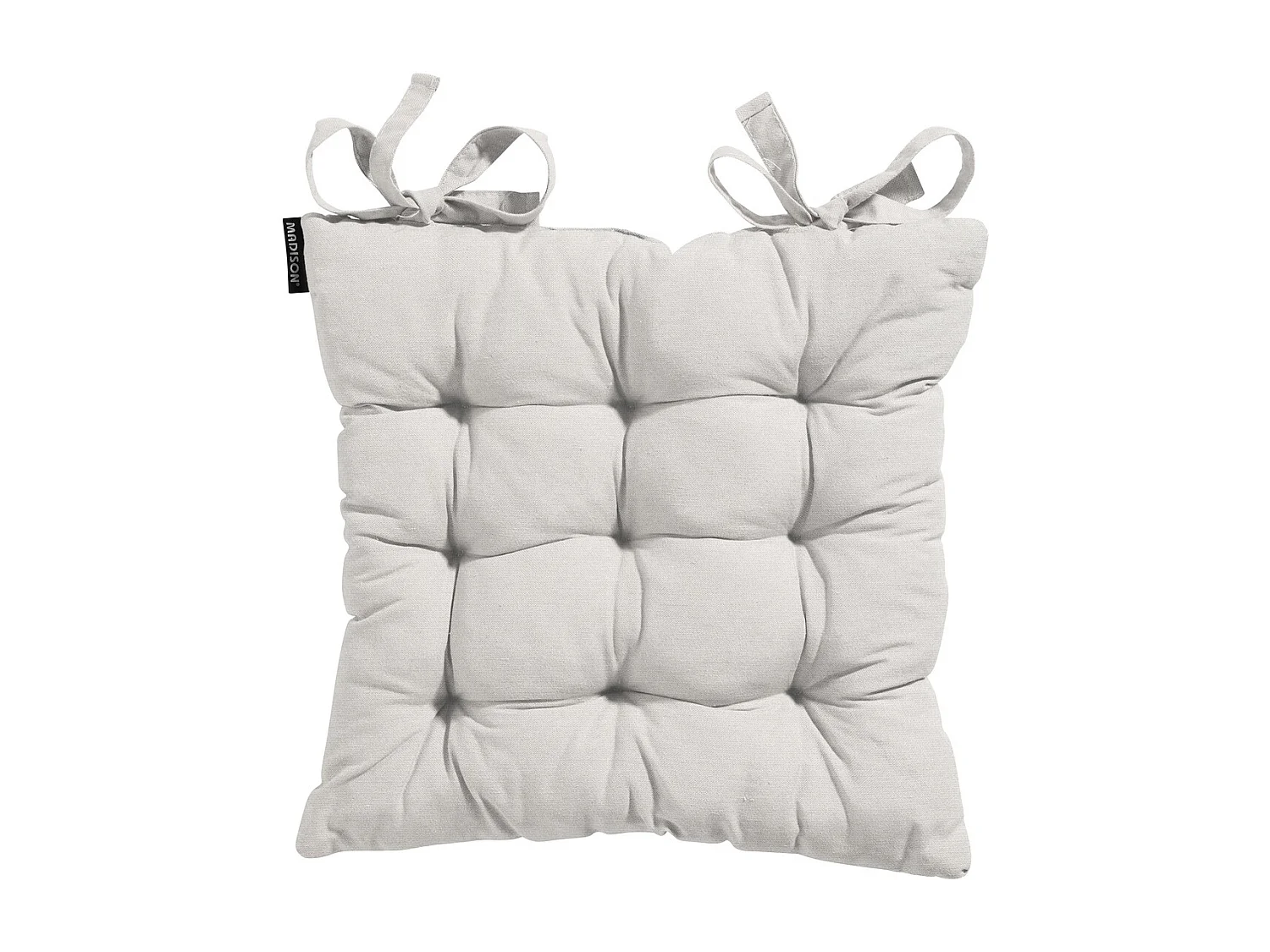 Coussin d'assise Toscane Naples sable - Environ 46 x 46 cm - Lot de 4