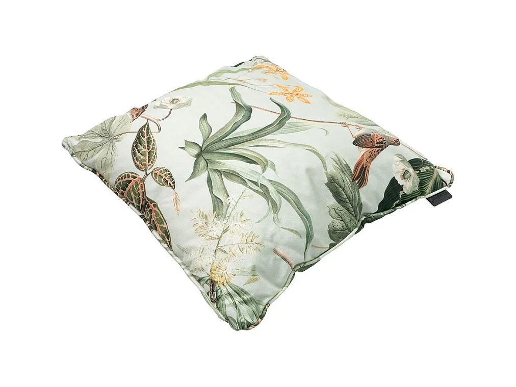 Coussin décoratif vert Grasse - Env. 50x50 cm - Lot de 4
