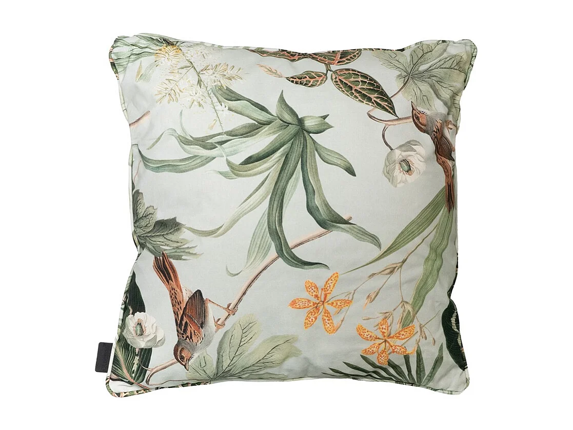 Coussin décoratif vert Grasse - Env. 50x50 cm - Lot de 4