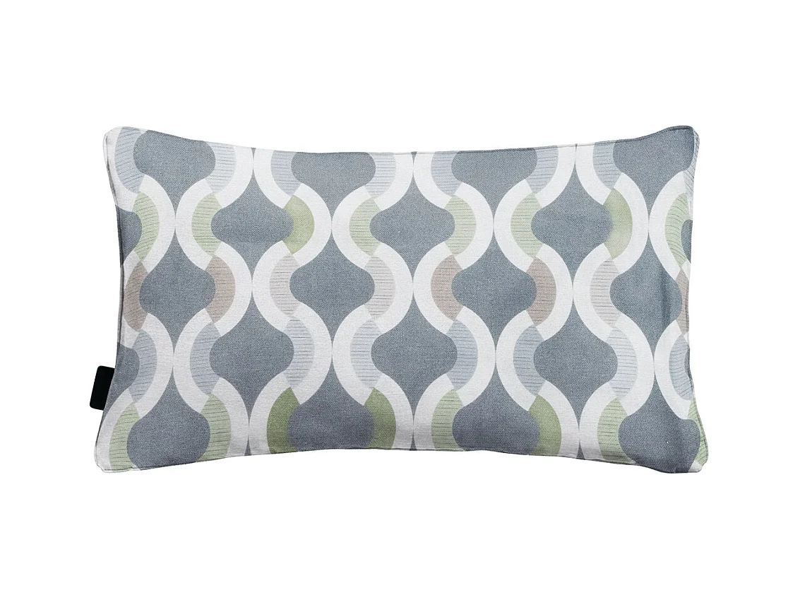 Coussin décoratif Trivia gris - Env. 30x50 cm - Lot de 4