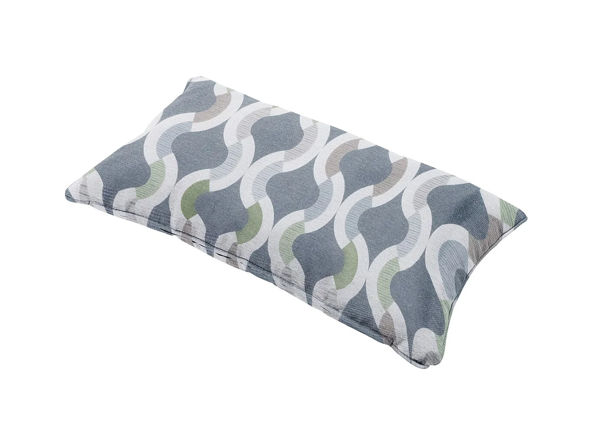 Coussin décoratif Trivia gris - Env. 30x50 cm - Lot de 4