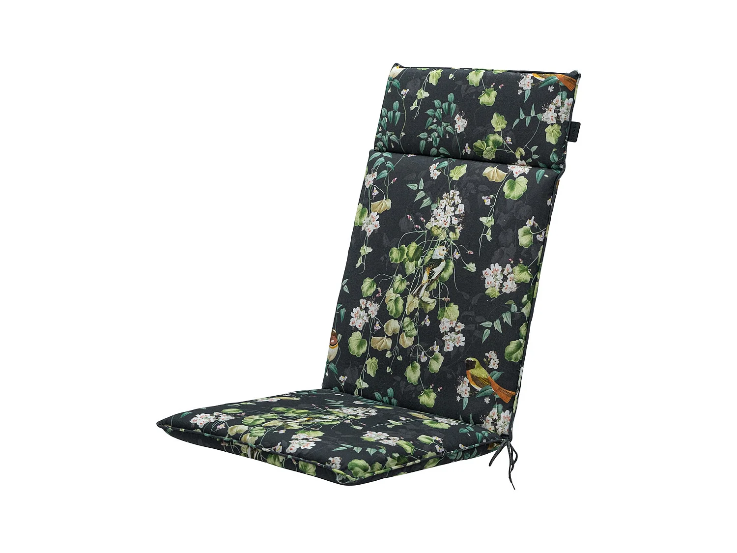 Coussin de chaise de jardin à dossier haut Sadie - Environ 120 x 50 cm - Lot de 4