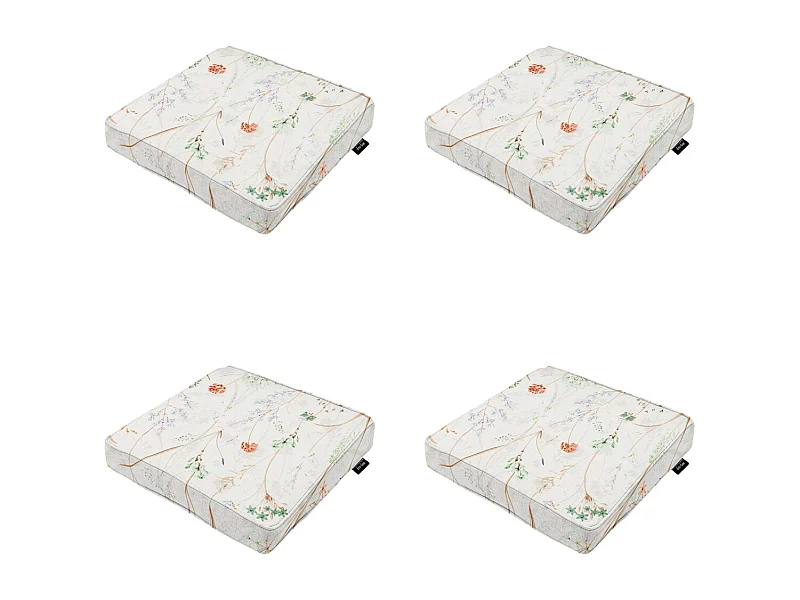 Sitzkissen Donna Natur Canvas eco+ - Ca. 40x40 cm - 4er Set