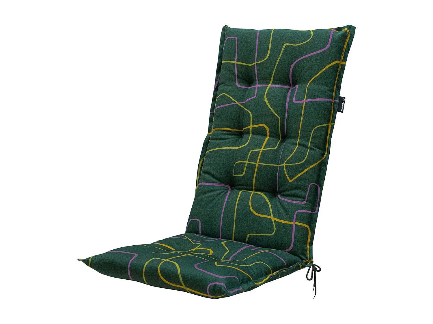 Gartenstuhlauflage High Back Joah grün - Ca. 123x50 cm - 4er Set