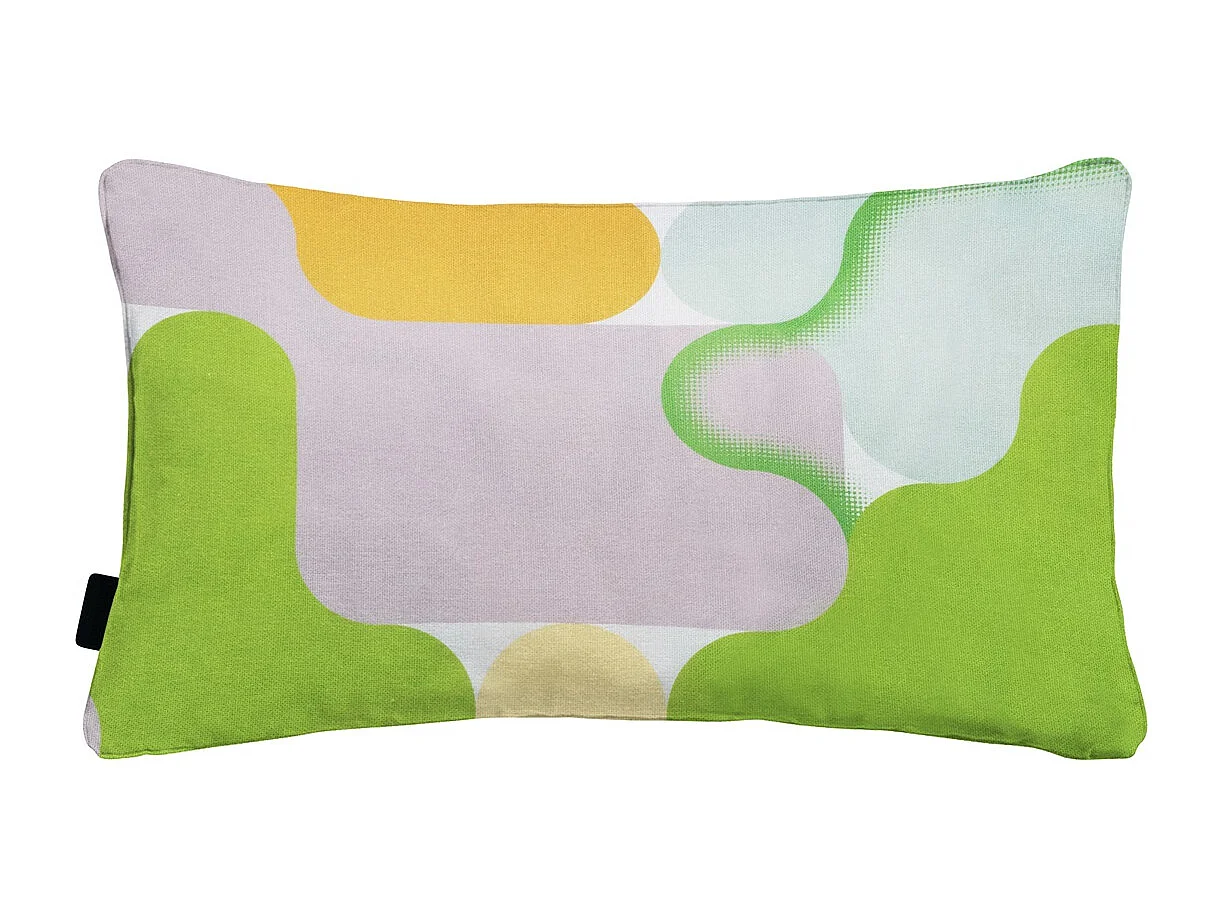 Coussin décoratif Grafi lilas - Env. 30x50 cm - Lot de 4