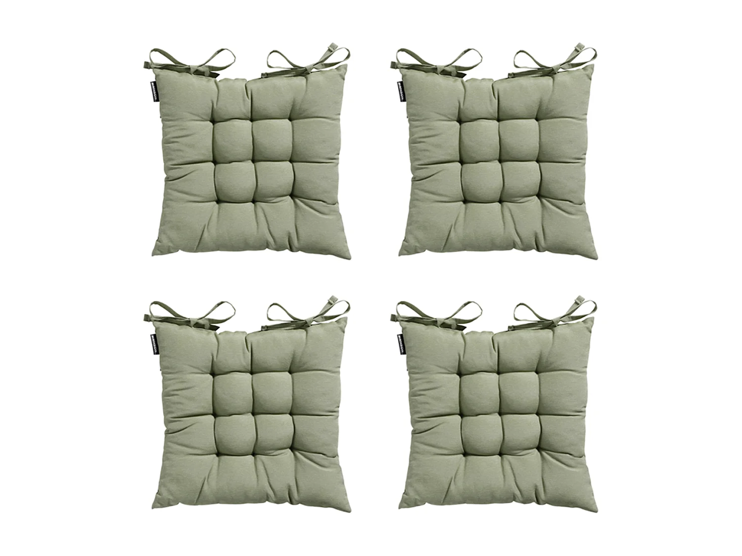 Zitkussen Toscane Panama sage - Ca. 46x46 cm - Set van 4