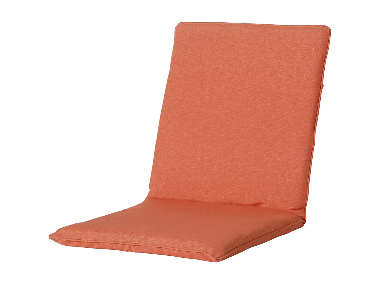Coussin de chaise empilable Panama orange flamme - Env. 97 x 49 cm - Lot de 4