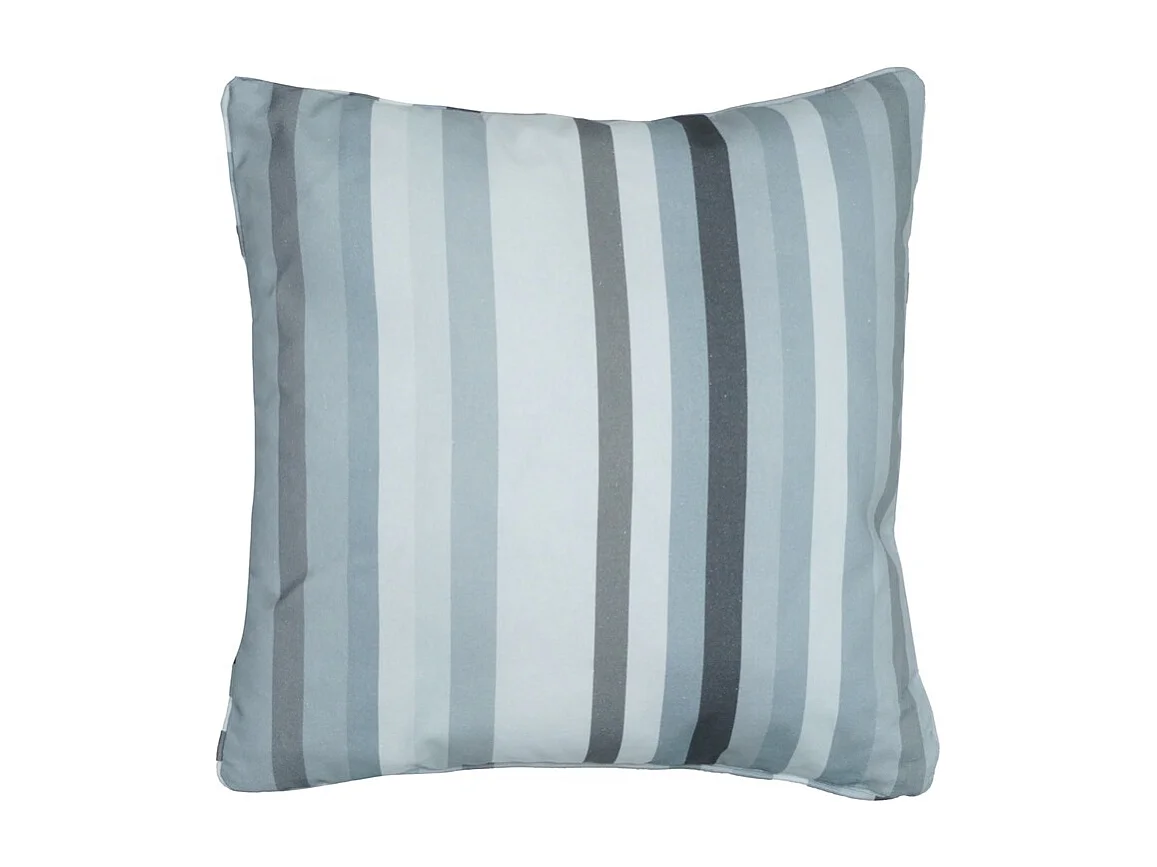 Coussin décoratif Righe gris - Environ 50x50 cm - Lot de 4