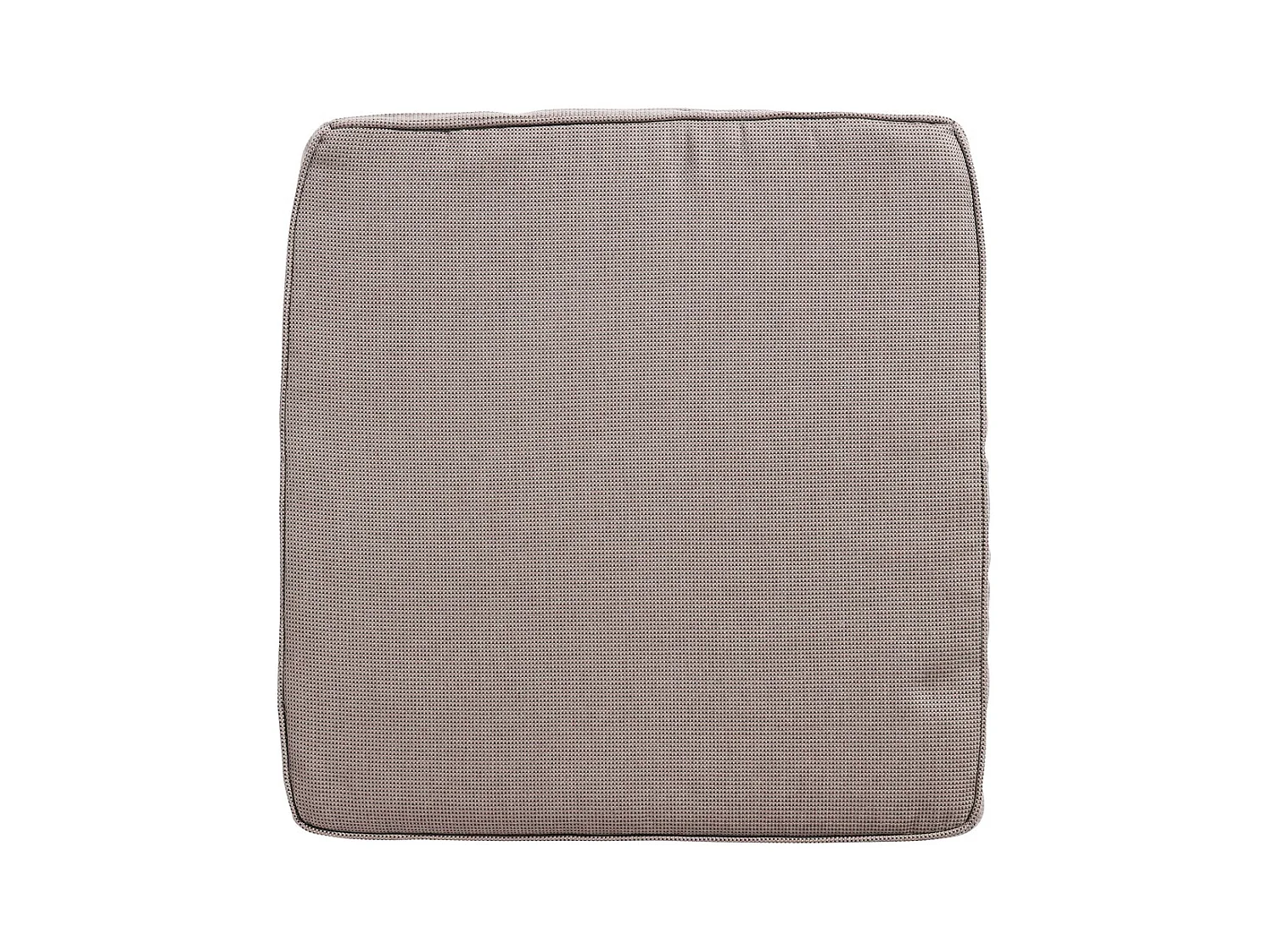 Coussin d'assise en osier côtelé - Environ 48 x 48 cm - Lot de 4