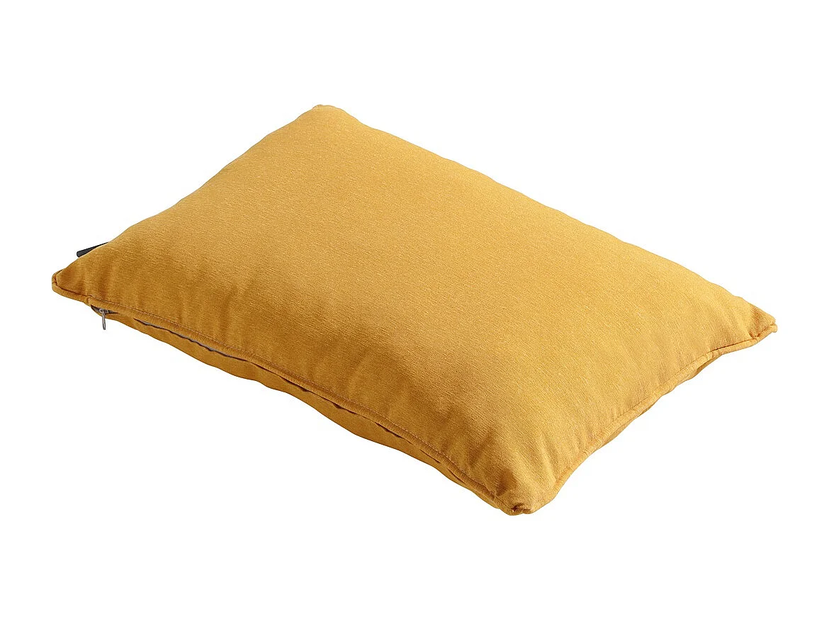Coussin décoratif Panama doré brillant - Env. 40x60 cm - Lot de 4
