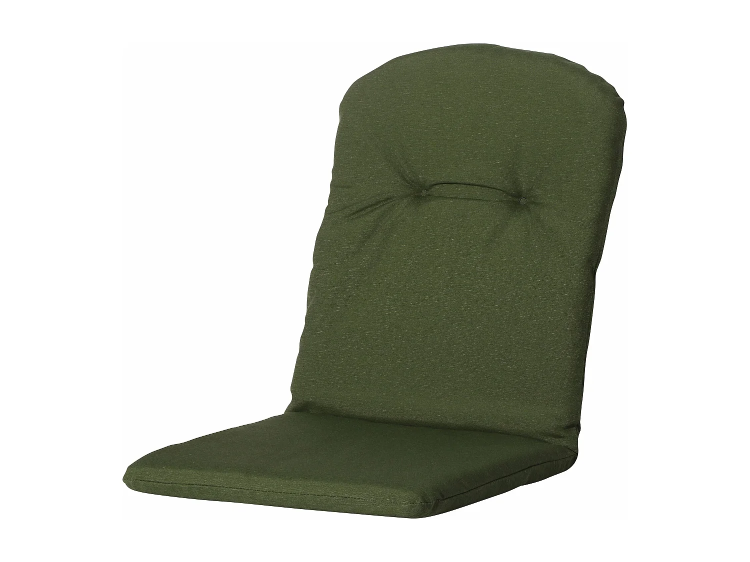 Cojín para silla de bañera con respaldo alto, color verde Panamá - Aprox. 96 x 45 cm - Juego de 4