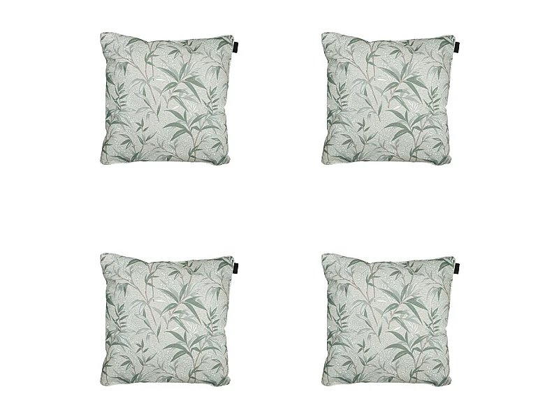 Coussin décoratif Palma naturel - Environ 50x50 cm - Lot de 4