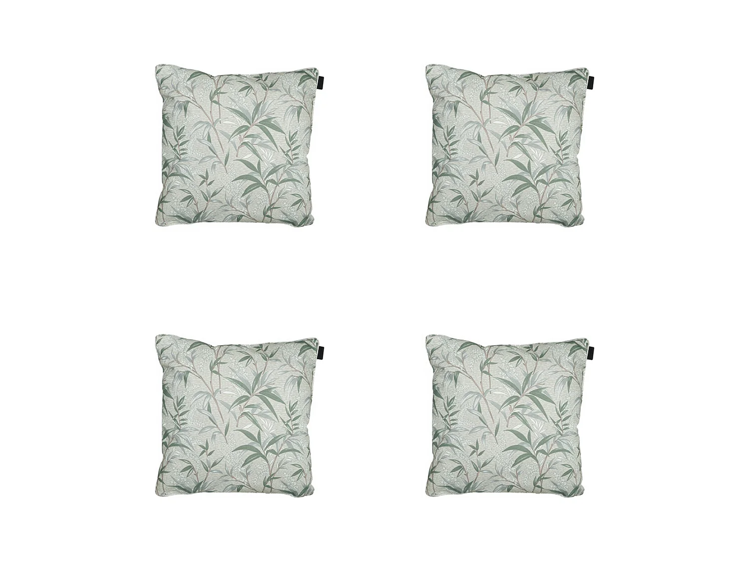 Coussin décoratif Palma naturel - Environ 50x50 cm - Lot de 4