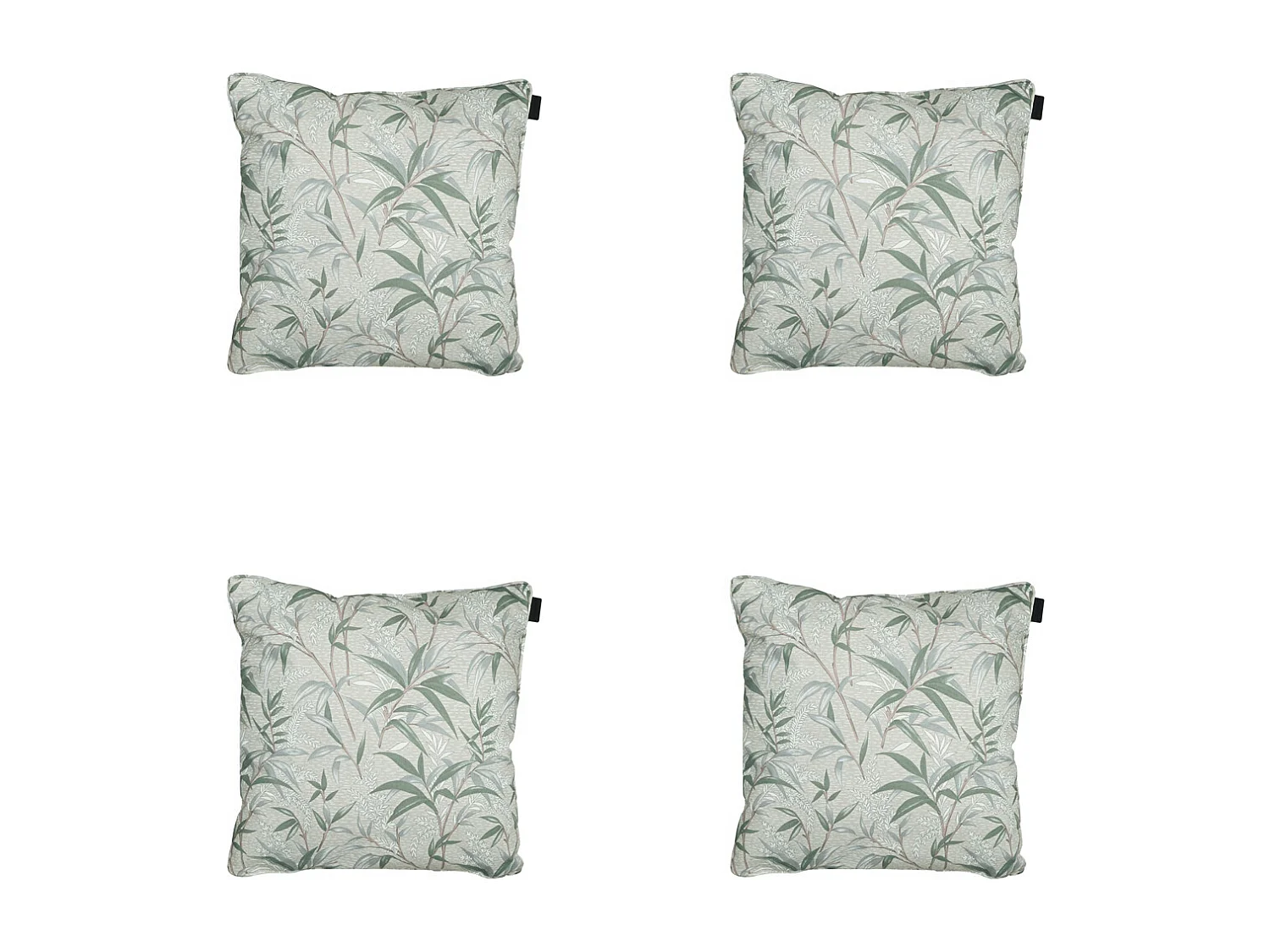 Coussin décoratif Palma naturel - Environ 50x50 cm - Lot de 4