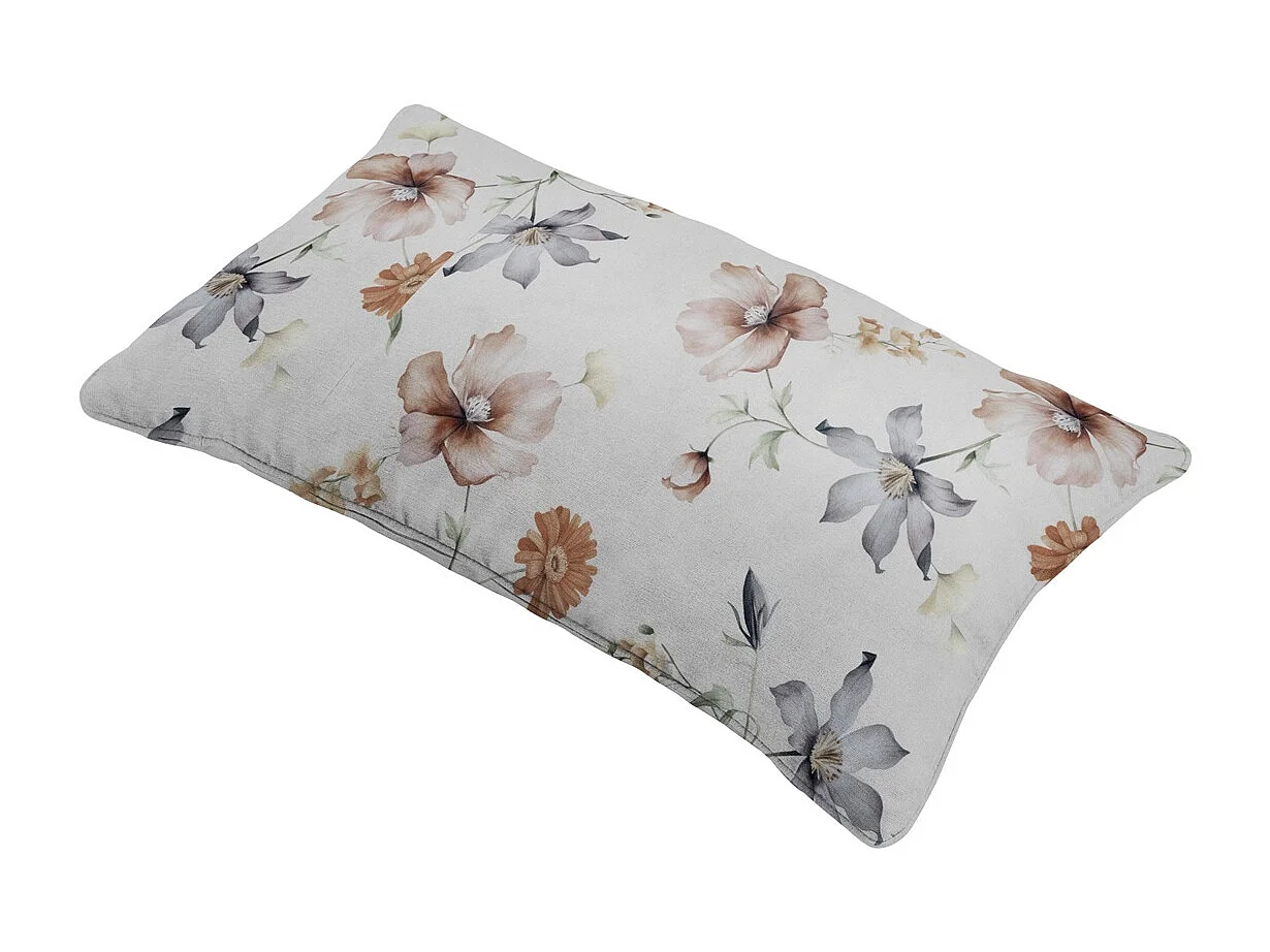 Coussin décoratif Florina naturel - Env. 30x50 cm - Lot de 4